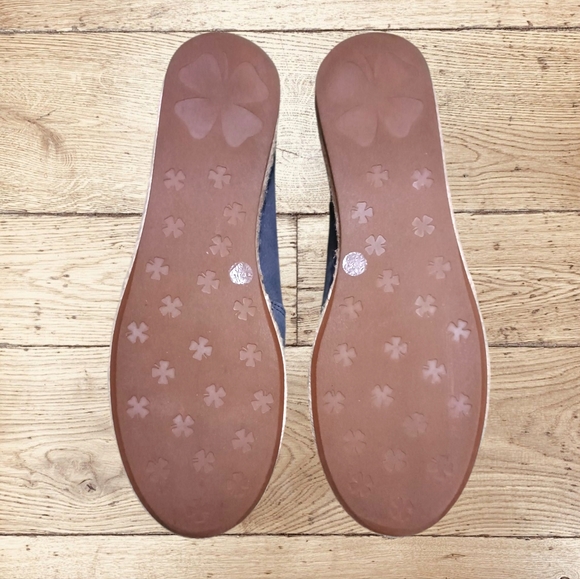 Women's Slip-On Shoes Flats Soft Suede Comfy Boho Blue/Grey Espadrilles Sz 7.5 - Picture 3 of 14